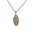 18K/Silver Diamond Necklace