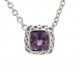 Silver Amethyst Necklace