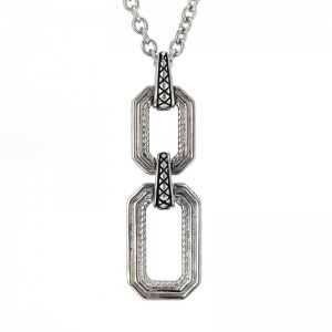 Sterling Silver Nexo Silver Necklace
