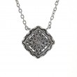 Silver Diamond Necklace