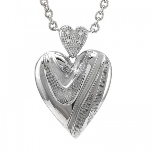 Silver Diamond Necklace