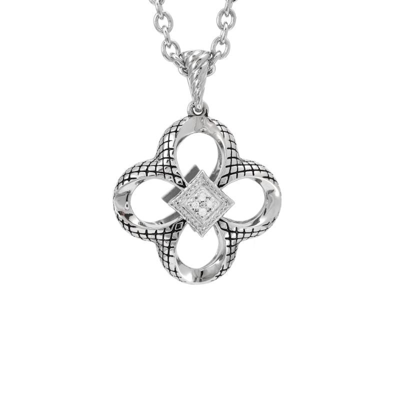 Silver Diamond Necklace