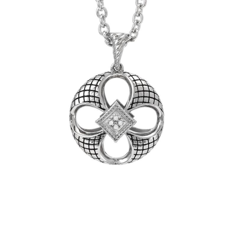 Silver Diamond Necklace