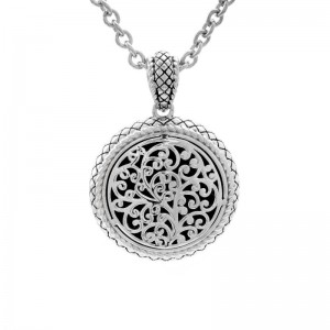 Silver Necklace (17"+2")