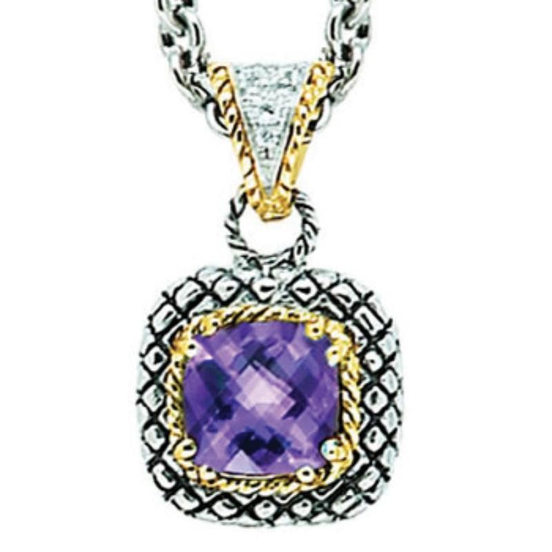 18K/Silv.07 Dia 8M Cush Ame Pd