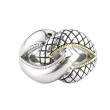 18K/Silver Ring