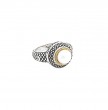 18K/Silver Pearl Ring