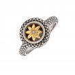 18K/Silver Ring