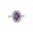Silver Amethyst Ring