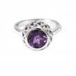 Silver Amethyst Ring