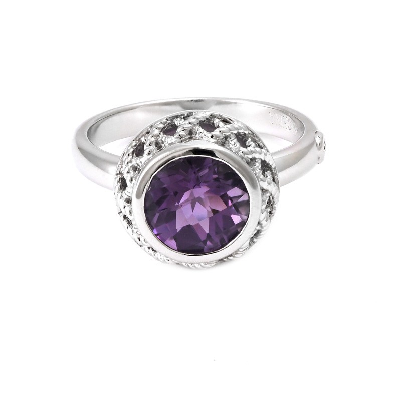 Silver Amethyst Ring