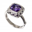 Silver Ametyhst Ring
