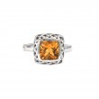 Silver Citrine Ring