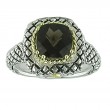 18K/Silv 8M Cush Ame Ring