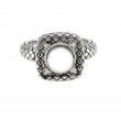 Silver Pearl/Diamond Ring