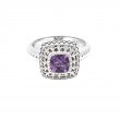 Silver Amethyst Ring
