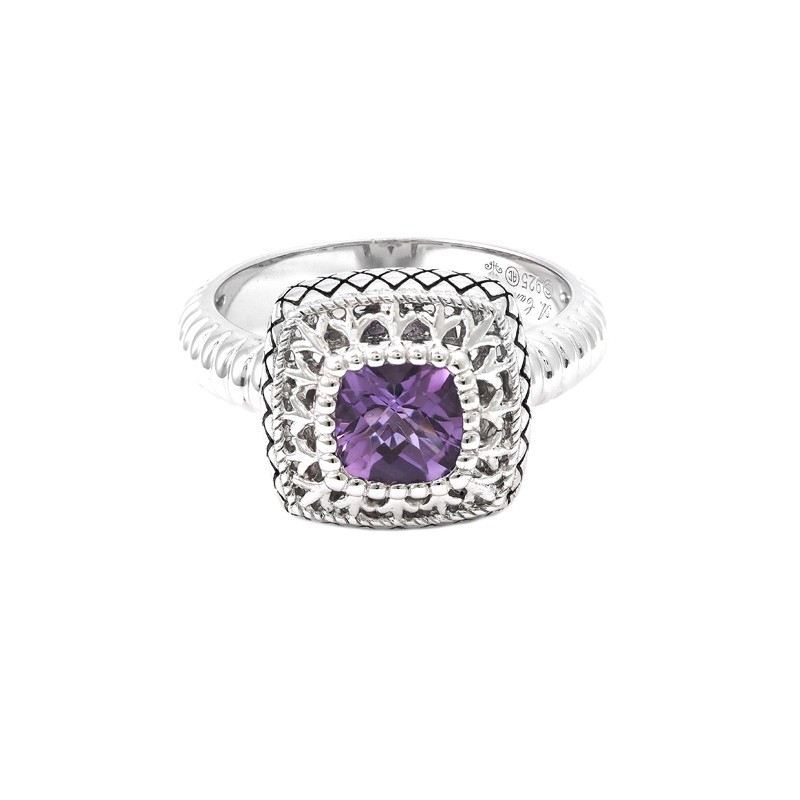 Silver Amethyst Ring