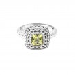 Silver Lemon Quartz Ring