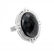 Silver Onyx Ring