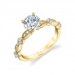 Antique Style Engagement Ring Setting - Florence