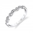 Diamond Stackable Wedding Band - Brynna