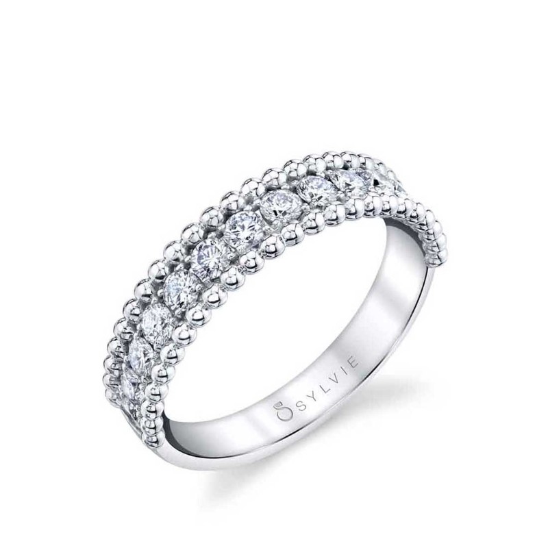 Beaded Stackable Band - LG - Brettany