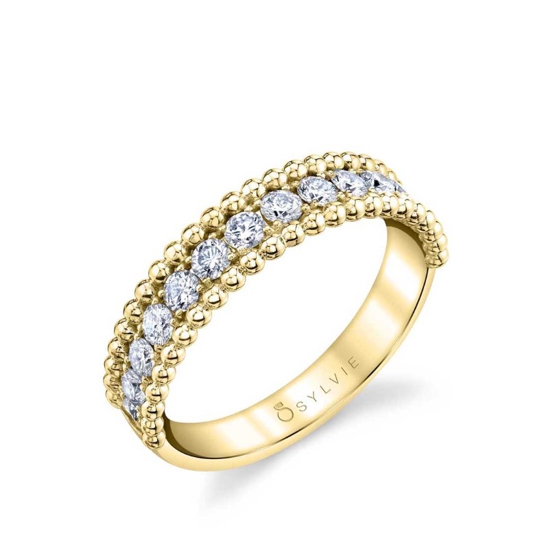 Beaded Stackable Band - LG - Brettany