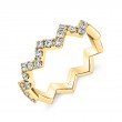 Unique Modern Diamond Ring