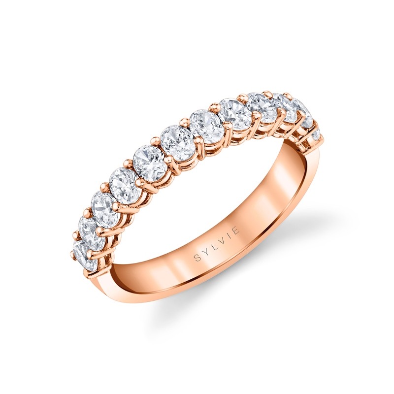 Oval Shaped Wedding Ring - 1.25 CT