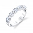 Oval Shaped East to West Five Stone Wedding Ring