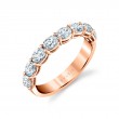 Oval Shaped East to West Wedding Ring - 1.30 CT