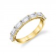 Emerald Cut East to West Wedding Ring - 1.75 CT