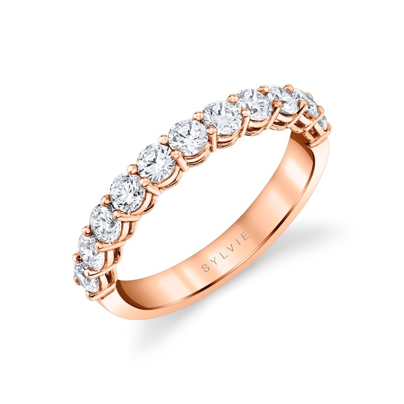Round Shaped Wedding Ring - 1.0 CT
