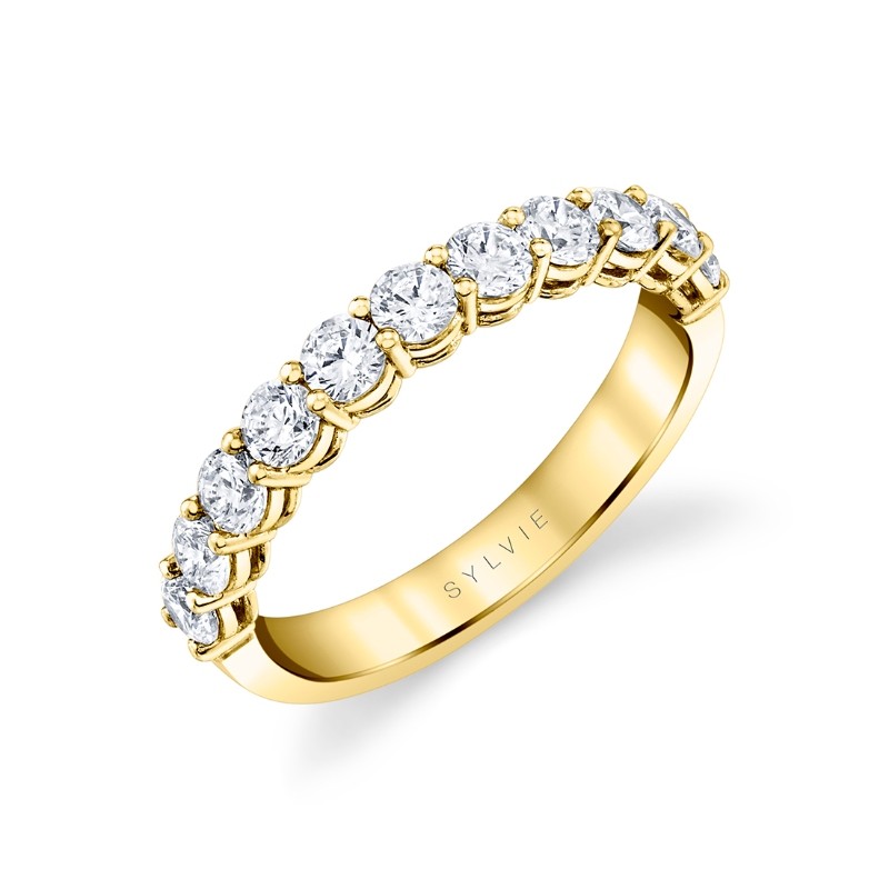 Round Shaped Wedding Ring - 1.0 CT