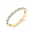 Sleek Baguette Wedding Band
