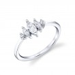 Modern Marquise Diamond Wedding Band