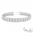 Round Curved Diamond Wedding Ring
