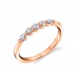 Round and Marquise Classic Wedding Ring
