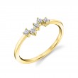 Round Cluster Wedding Ring