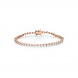 Four Prong Offset Diamond Bracelet 1.55 CT