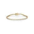 Four Prong Offset Diamond Bracelet 1.55 CT