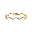 Curved Diamond Bracelet