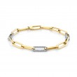 Diamond Paperclip Bracelet 1.20 CT