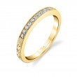 Modern Vintage Wedding Band - Holly