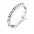 Modern Vintage Wedding Band - Holly