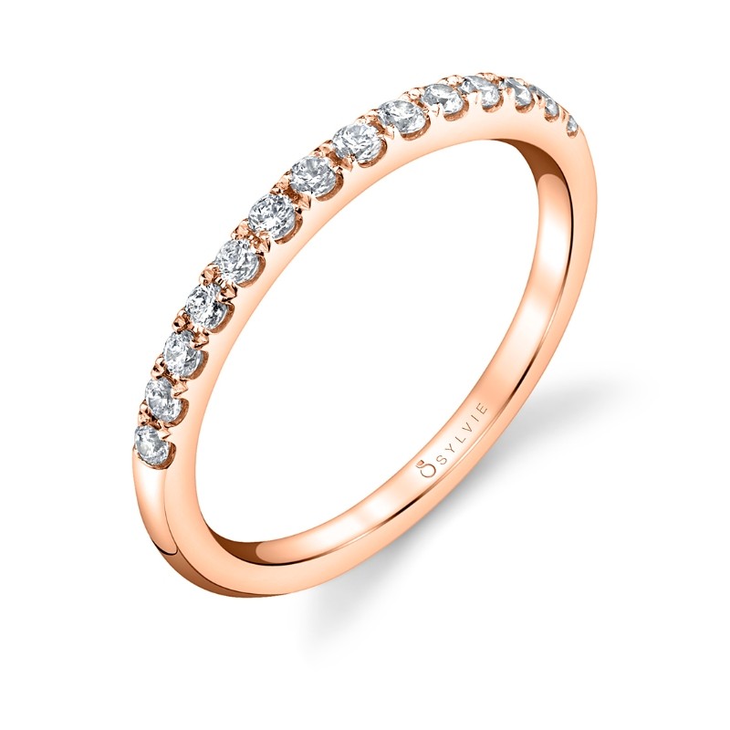 Classic Diamond Wedding Band - Celine