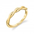 High Polish Spiral Wedding Ring - Yasmine