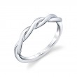 High Polish Spiral Wedding Ring - Yasmine