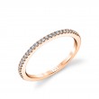 Classic Thin Pave Wedding Band - Carlotta