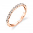 Classic Wedding Band With Milgrain Detail - Clara